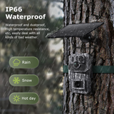 3PCS PIR 4G Invisible Hunting Camera  Full Color 940nm With GPS 3MP With Solar Panel