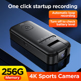 Ultimate 4K 3840x2160 Mini Body Camera Lightweight Action Camcorder Time-Lapse Cam