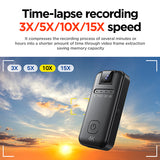 Ultimate 4K 3840x2160 Mini Body Camera Lightweight Action Camcorder Time-Lapse Cam