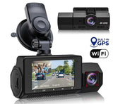 2CH/3CH 4K Dashcam With Built-in GPS Sensor WiFi Car Camera Blackbox