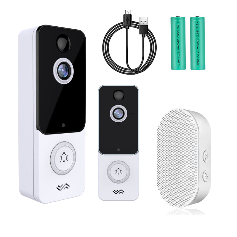 Wireless WiFi Video Doorbell Camera with Chime,1080P HD Smart Door